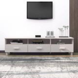 Cumpara ieftin Dulap TV &bdquo;HAMAR&rdquo;, alb, 158x40x40 cm, lemn masiv de pin