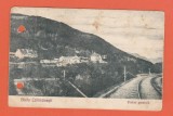 AMS @ - CARTE POSTALA - BAILE CALIMANESTI, 1928, VEDERE GENERALA, FRANCATURA DUBLA, ( cu perforatie), circulata spre Radauti - Bucovina, Fotografie