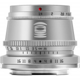 Cumpara ieftin Obiectiv TTArtisan 35mm F1.4 Silver pentru Panasonic/Leica/Sigma L-Mount DESIGILAT