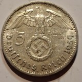Germania Nazista 5 reichsmark 1939 F argint