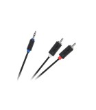 Cablu Jack 3.5 mm la 2x RCA 3m Cabletech