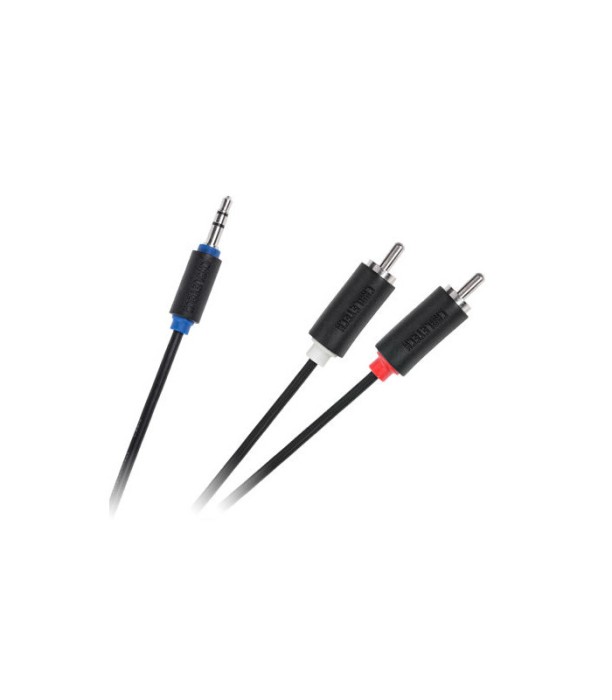 Cablu Jack 3.5 mm la 2x RCA 3m Cabletech