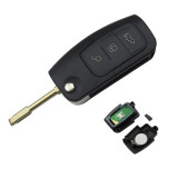 Cheie Auto Completa Techstar&reg; Ford, Focus, Fiesta, Mondeo, 4D60, 433Mhz, FO21, 3 Butoane