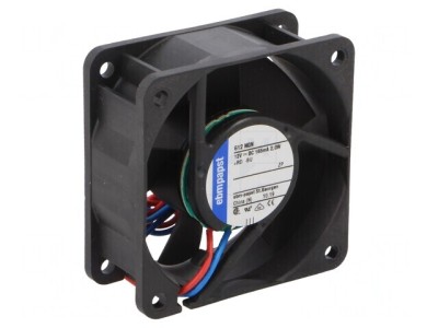 Ventilator DC axial 12V 60x60x25mm 42m3/h 41dBA cu glisare foto