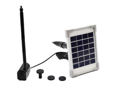 Pompa solara pentru iaz 2W, GEKO G81471 foto