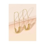 Cercei Aurii Model Ac de Siguranta