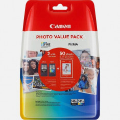 Cartus cerneala canon pg-540xl + cl-541xl multipack (black color hartie foto