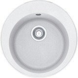Chiuveta Franke Rotondo ROG 610, alb, cu ventil, 114.0531.717