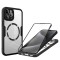 Husa 360&Atilde;&sbquo;&Acirc;&deg; iPhone 15 Pro Max Techsuit ColorVerse MagSafe, negru