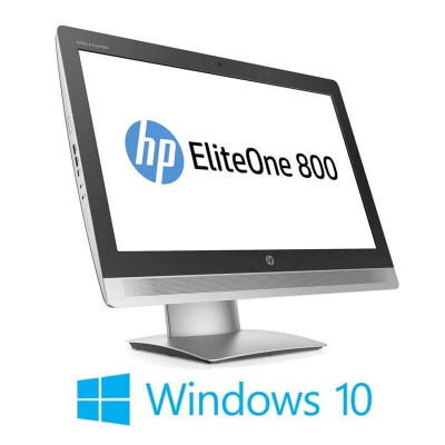 All-in-One HP EliteOne 800 G2, Quad Core i5-6500, 8GB, 23 inci Full HD, Win 10 Home foto