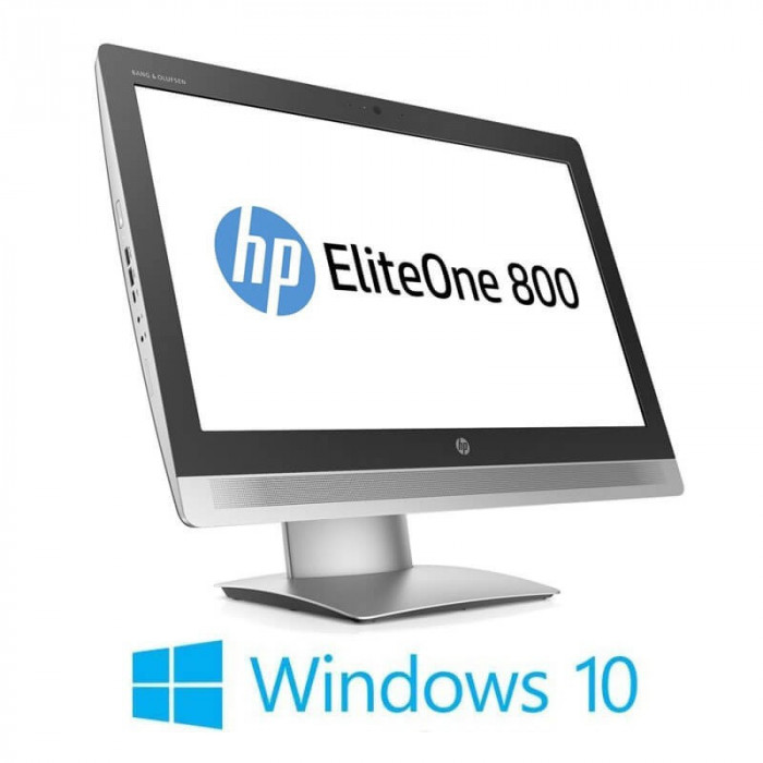 All-in-One HP EliteOne 800 G2, Quad Core i5-6500, 8GB, 23 inci Full HD, Win 10 Home