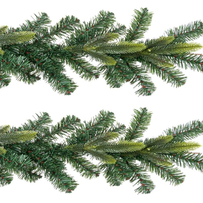 Ghirlandă Brad Jumbo, Model Decorativ, Culoare Verde, Lungime 2.7m, Lățime 10cm