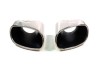 Ornament Toba Esapament Cromat Otel Inoxidabil T-304 BMW X5 E70 (2007-2013) - Set 2 Bucati Oem