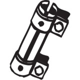 Colier teava esapament, conector toba Bosal 265459