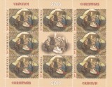 Romania 2013 Craciun Minicola MNH 8 timbre 1 vinieta LP 2005 d, MNH., Religie, Nestampilat
