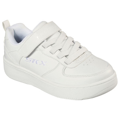 Pantofi sport copii Skechers Sport Court 92 Zelder, alb, 28 foto