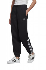 Pantaloni femei Adidas Lounge Fleece Negru foto