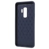 Husa samsung galaxy s9 ipaky elegant grid design tpu hybrid albastru, Flippy