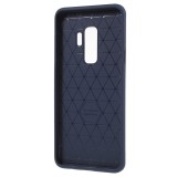Husa samsung galaxy s9 ipaky elegant grid design tpu hybrid albastru, Flippy