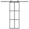 vidaXL Ușă glisantă cu set feronerie, 76x205 cm, sticlă ESG/aluminiu 3332818