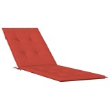 Cumpara ieftin Perna de sezlong, melanj rosu, (75+105) x 50 x 4 cm textil