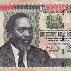 KENYA █ bancnota █ 100 Shillings █ 2010 █ P-48e █ UNC █ necirculata