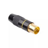 Mufa Antena TV Tata Metalica, Conector Coaxial, Montaj Cablu