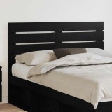 vidaXL Tăblie cap cu headboard Stejar Negru 150 cm Lemn compozit 888190