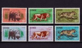✅ ( S5 ) Rep. Guinea 1962 &quot; Animale &quot; serie Michel 128-133 , CV 8 &euro; ,MNH - original negumate, Nestampilat