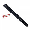 Baston Electrosoc Police X8, 10000kW, 35cm, Metalic, Negru, Lanterna, 3 Acumulatori, Autoaparare Ideallstore