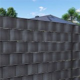 Panou de gard pentru intimitate in gradina, PVC Premium, 26 x 0.19 m, gri antracit Household NewTrend