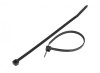 Set coliere de str&acirc;ngere 30cm negre &ndash; 100 bucăți