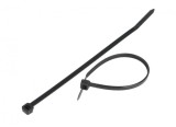 Set 100 coliere de strangere, 30cm, negru