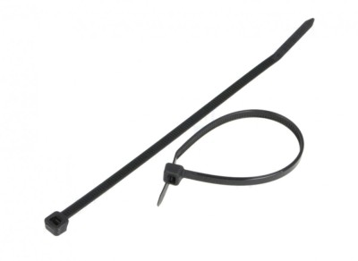 Set coliere de str&amp;acirc;ngere 30cm negre &amp;ndash; 100 bucăți foto