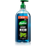 Radox Men Sport Gel de duș pentru bărbați pentru față, corp și păr 750 ml