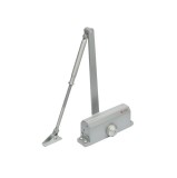 Amortizor hidraulic cu brat SA-6033AW-sv, argintiu; Pentru: usi cu greutatea