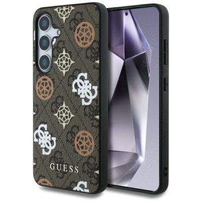 Husa pentru Samsung Galaxy S25 - Guess Hardcase 4G Peony (GUHMS25SP4PWPW) - Brown foto