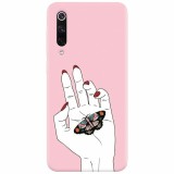 Husa silicon pentru Xiaomi Mi 9, Butterfly In Hand