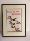 Cumpara ieftin Tablou reclama bere vintage Guinness, inramat, 56x42 cm, decor bar