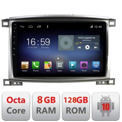 Navigatie Toyota Land Cruiser L100 2002-2008 F-L100 Octa Core cu Android Radio Bluetooth Internet GPS WIFI DSP 8+128GB CarStore Technology