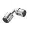Aerator robinet pentru chiuveta, Alama, Pivotant, 8cm, Argintiu