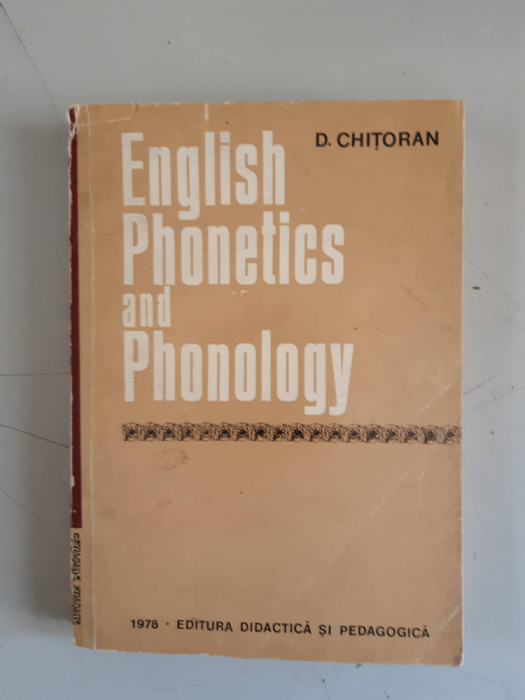 English phonetics and phonology &ndash; D. Chitoran