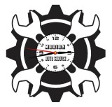 SERVICE AUTO-ceas de perete (personalizabil)