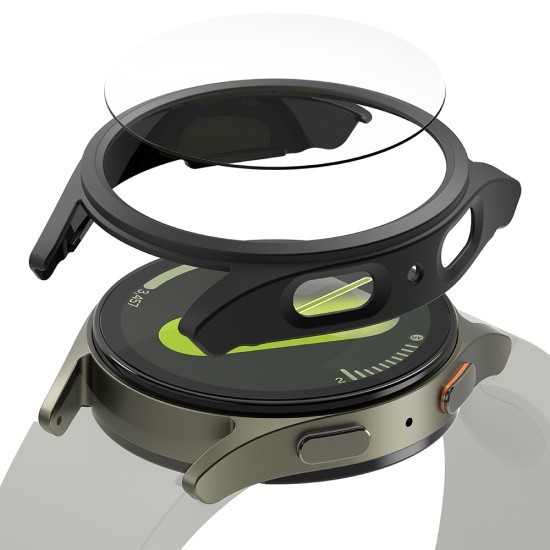Husa pentru Samsung Galaxy Watch7&nbsp;40mm + Folie - Ringke Slim - Matte Black