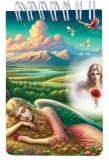 Cumpara ieftin Carnet Vis romantic, 7x10.5 cm, 50 foi veline, spiră, hartie 80 g/mp, coperta lucioasa, Soapta Stelelor