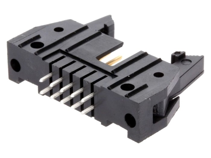 Conector IDC tată drept cu ejector 2x5