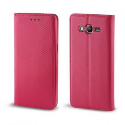 Husa Flip Carte Smart LG X Power Rosu foto