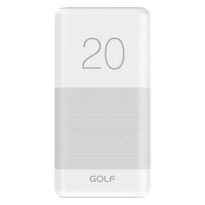 Golf Power Bank (booster) 20000mA ALB 2 iesiri USB 1x2,1A si 1x1A + microUSB + 4LED power tester G81 foto