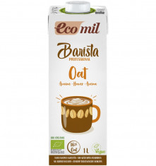 Barista, bautura bio vegetala de ovaz, pentru cafea, 1L Ecomil foto