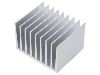 Radiator extrudat cu aripioare 50x61x40mm foto